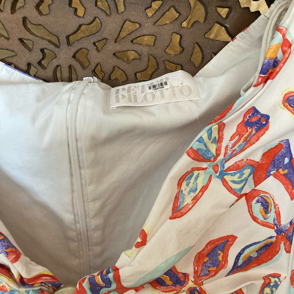 Peter Pilotto White Floral Sweetheart Dress $1,595 - Picture 8 of 9